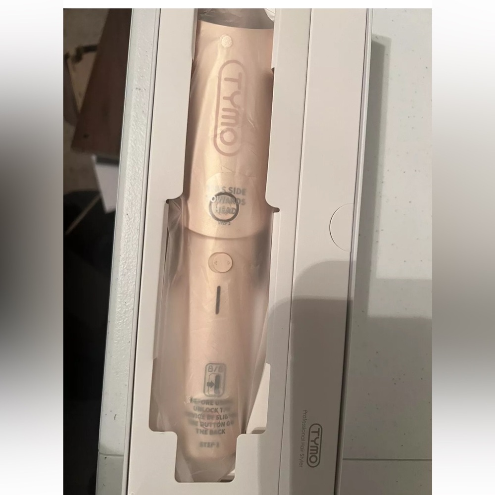 TYMO Curlgo Cordless Auto Curling Iron 1 Inch Pink Edition (Open Box)